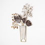 Wallity Flowers in Pots - Escultura de pared de metal multicolor